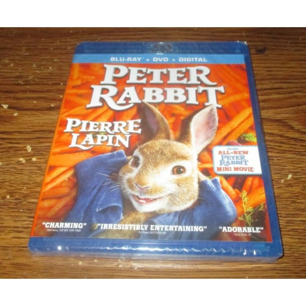 Peter Rabbit (Blu-ray Disc / DVD, 2019, Canadian) (unopened)